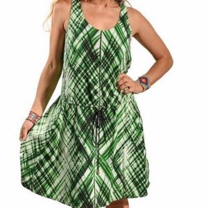 ☀️Vince Camuto Womens Green White Sleeveless Size 0